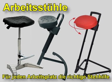 Arbeitstische Arbeitssthle Stehhilfen