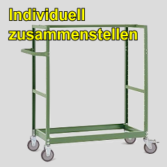 Etagenwagen Varimobil Grundrahmen, Individuell zusammenstellen