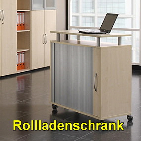 Schrankwand Rollladenschrank