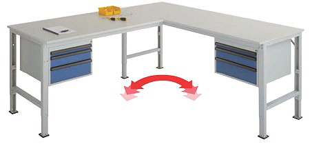 Arbeitstisch Profi Winkelkombination